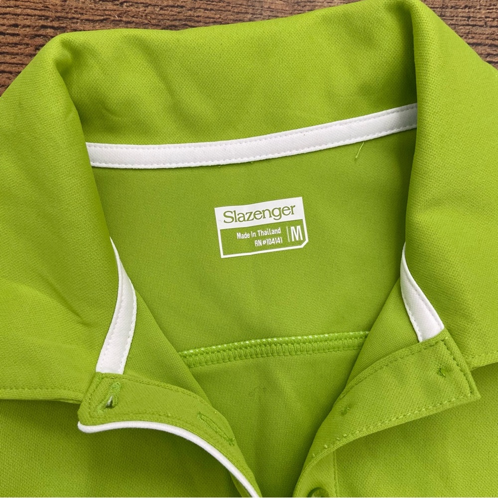 Golf Pickleball TOP Bright Green Athletic Sleeveless by Slazenger - Picture 4 of 8